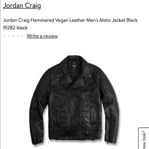 Men's Jordan Craig vegan leather jacket